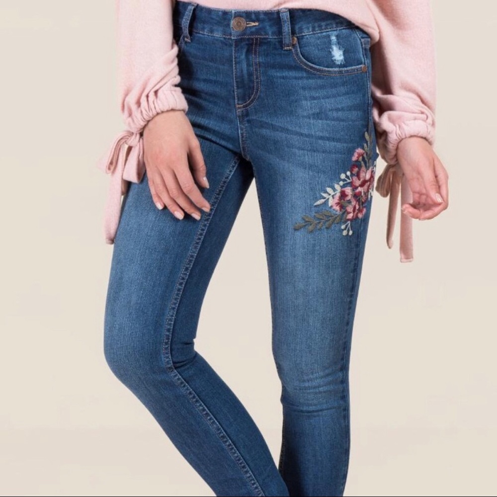 Floral Jeans